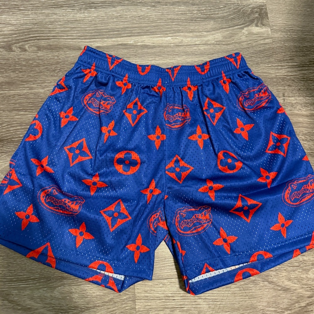 Custom LV Gator University of Florida Shorts